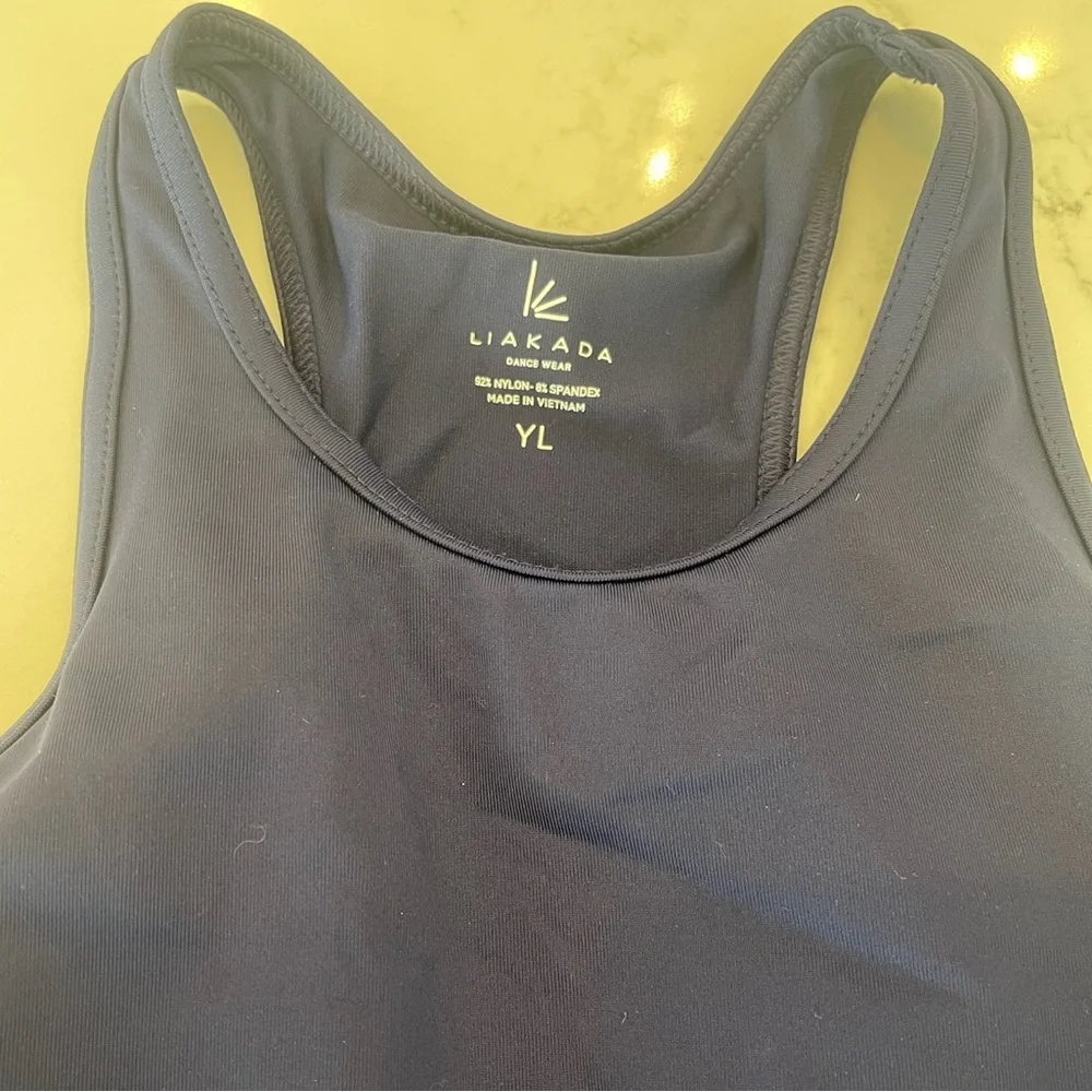 Girls Navy and White Matching Athletic Set